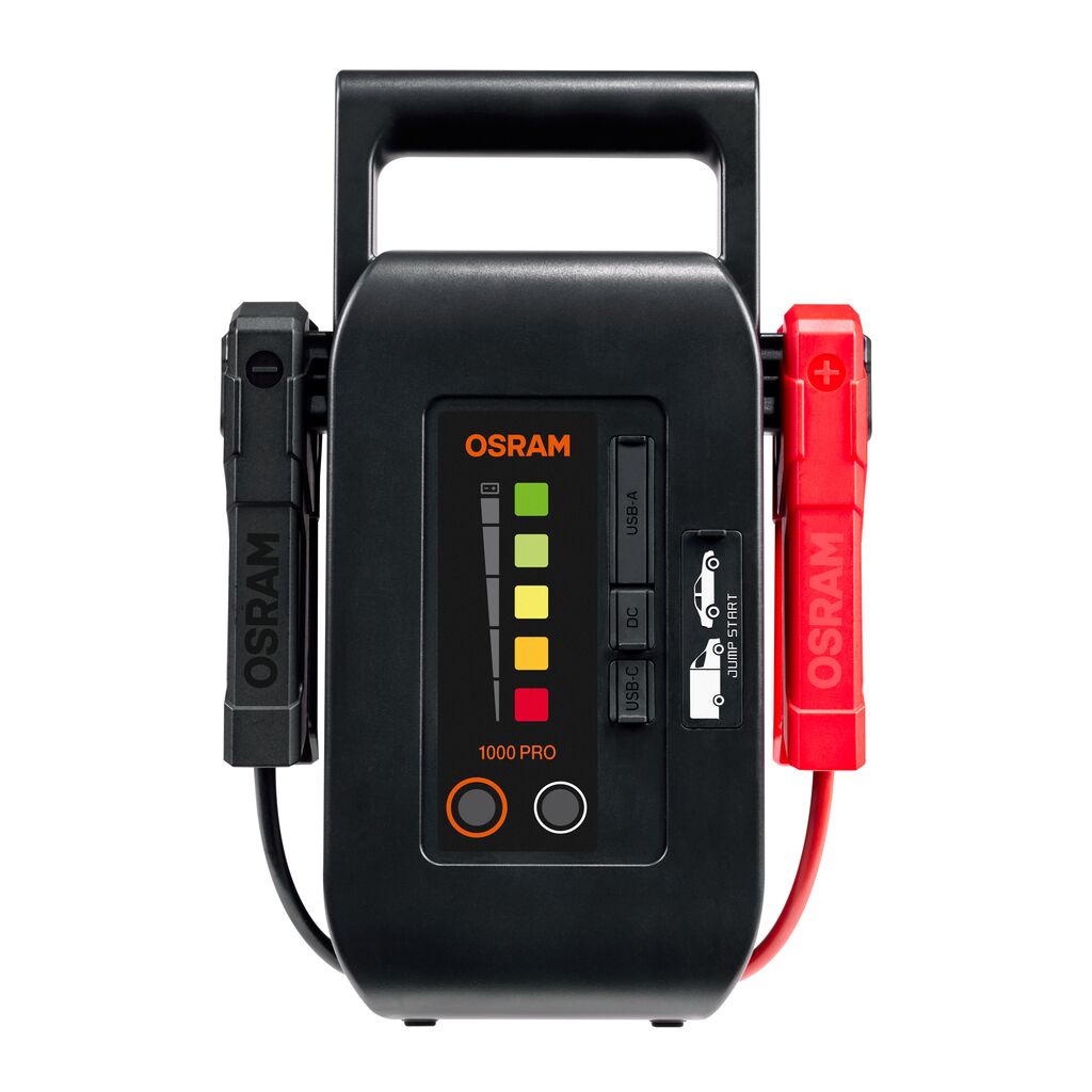 Mini arrancador de batería multi-función portátil para 12V OSRAM BATTERYstart PRO 1000