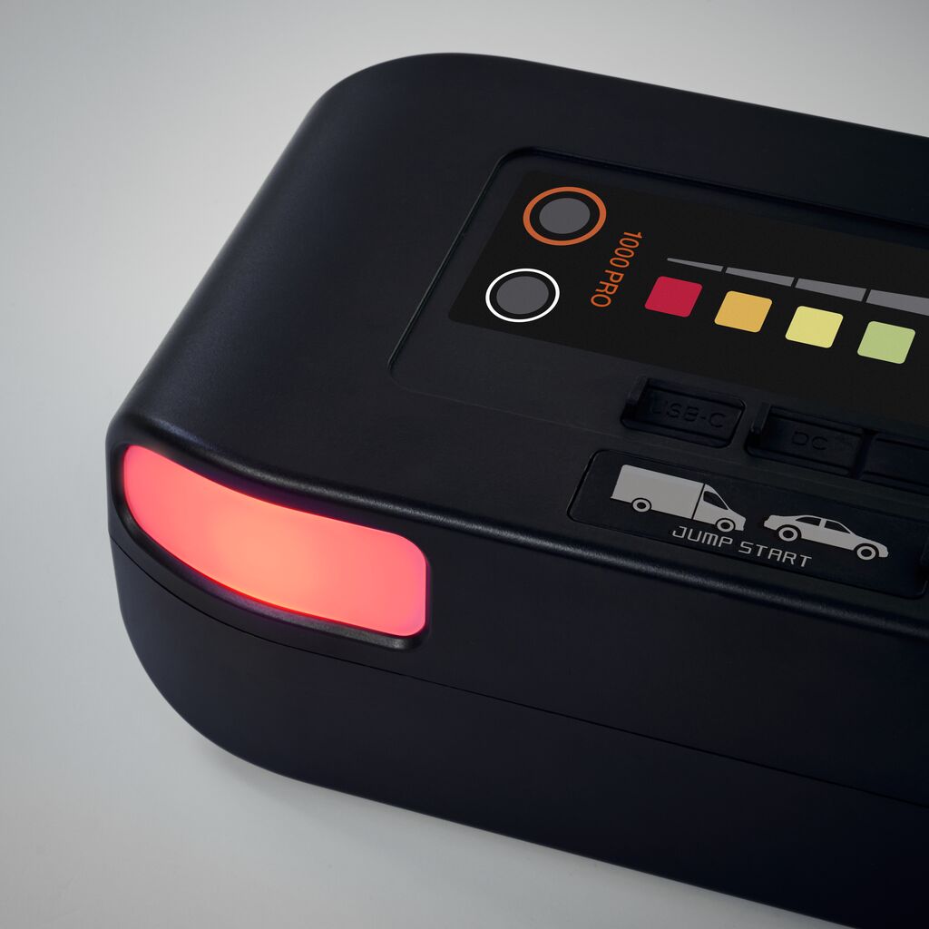 Mini arrancador de batería multi-función portátil para 12V OSRAM BATTERYstart PRO 1000
