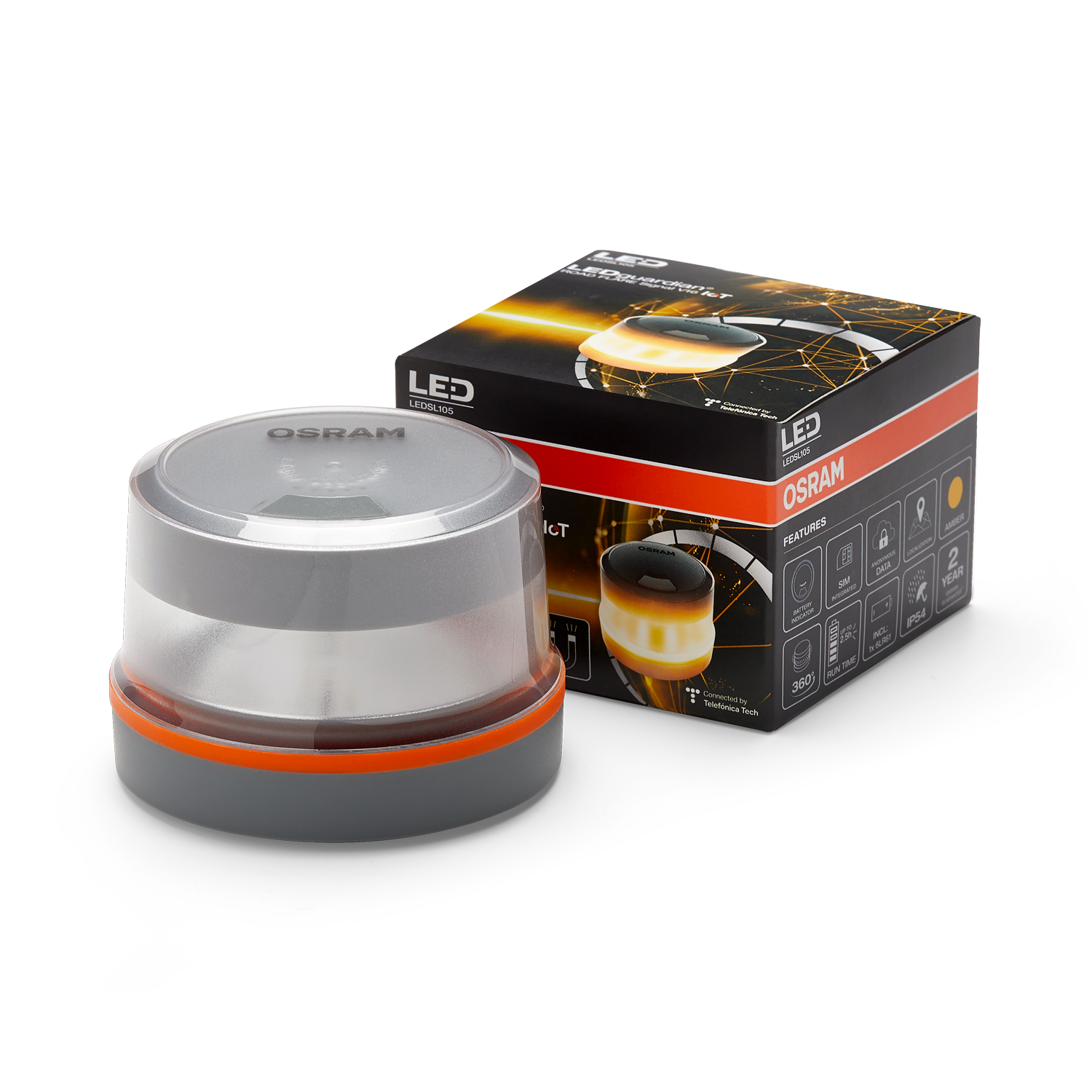 Baliza OSRAM LEDguardian Road Flare Signal V16 IoT