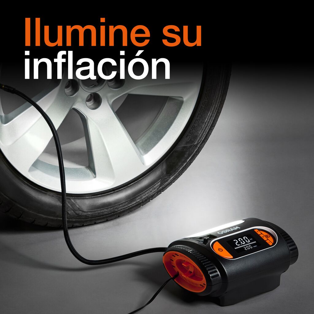 Compresor inflador de aire portátil a 12V OSRAM TYREinflate 2120