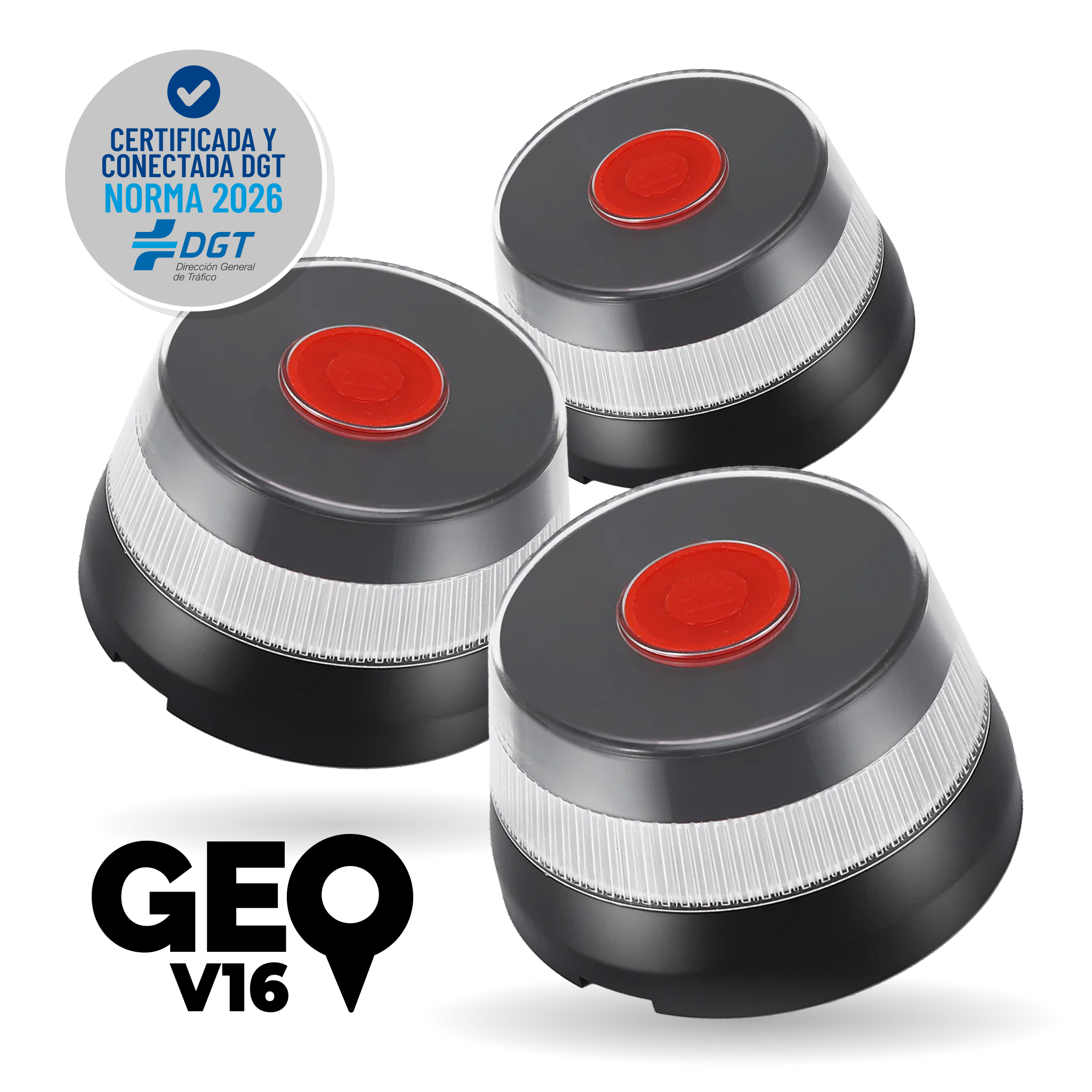 Pack 3 balizas GEOv16