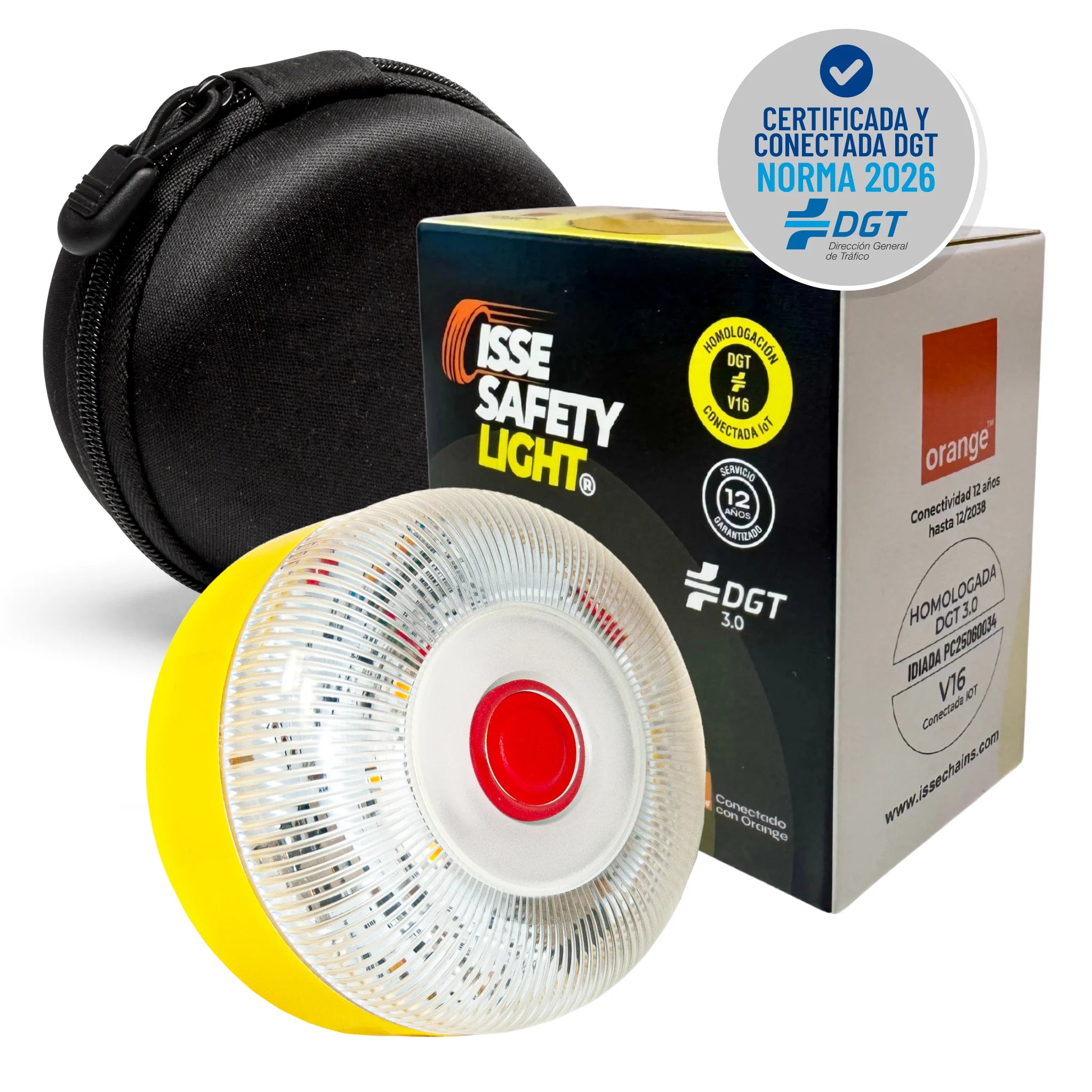 Baliza V16 Isse Safety Light Homologada y Conectada por DGT