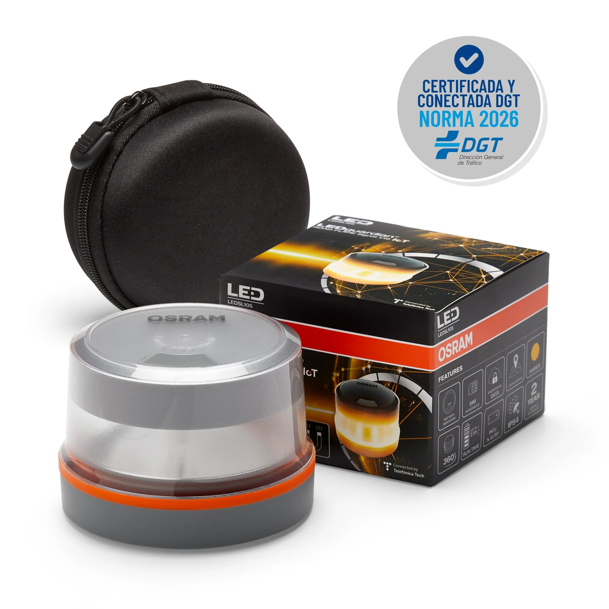 Baliza OSRAM LEDguardian Road Flare Signal V16 IoT