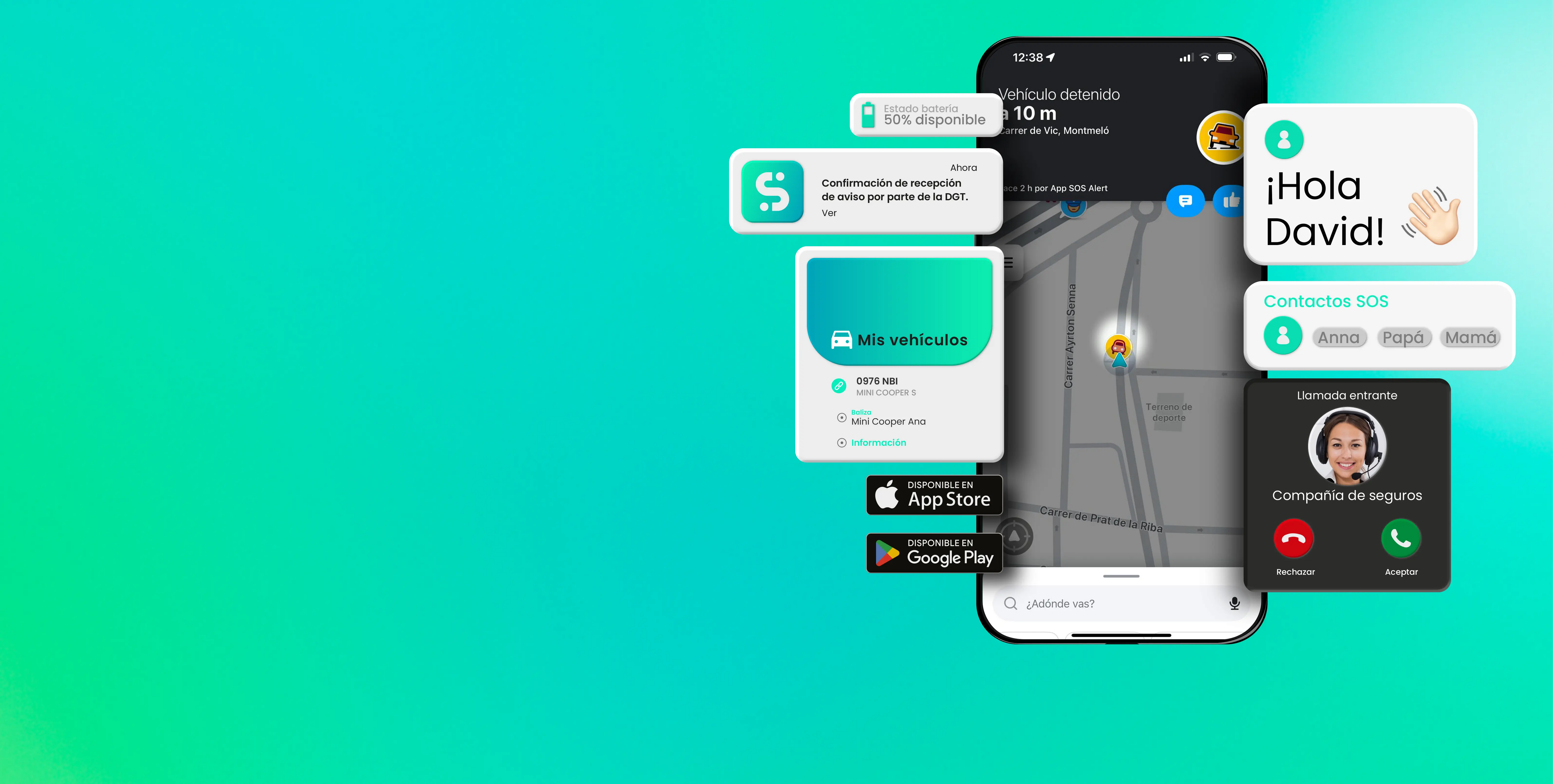 SOS alert, la app compatible con balizas V16 conectadas