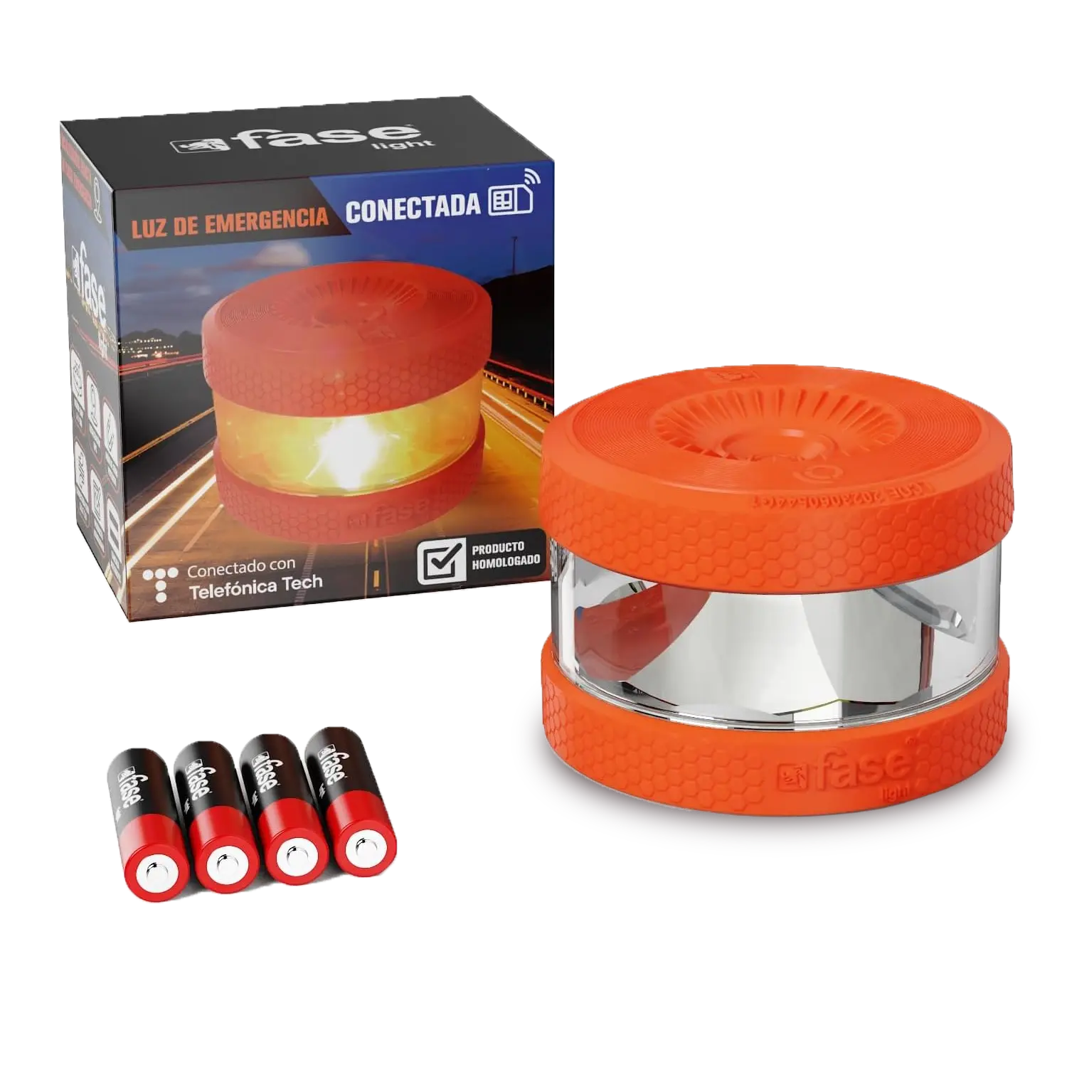 Baliza FASELIGHT V16 IoT Conectada y Certificada DGT