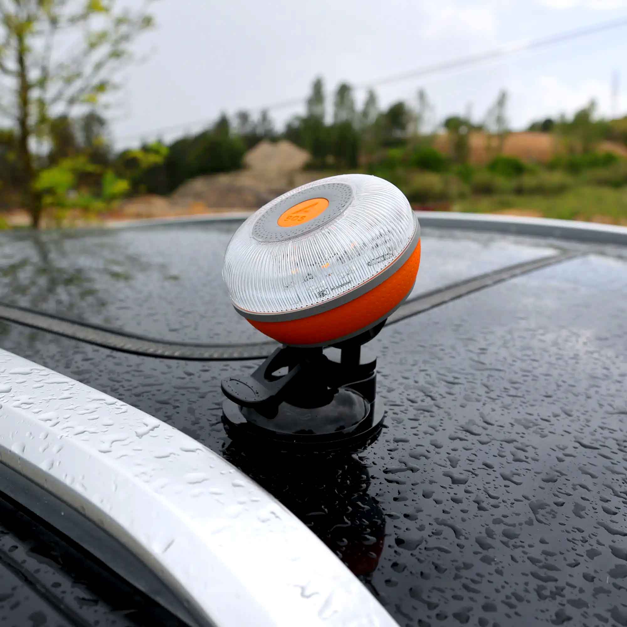 Soporte ventosa corto - Baliza V16 Conectada