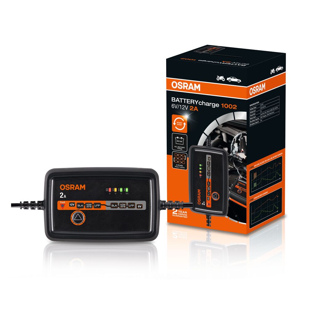 Cargador de batería inteligente OSRAM BATTERYcharge 1002