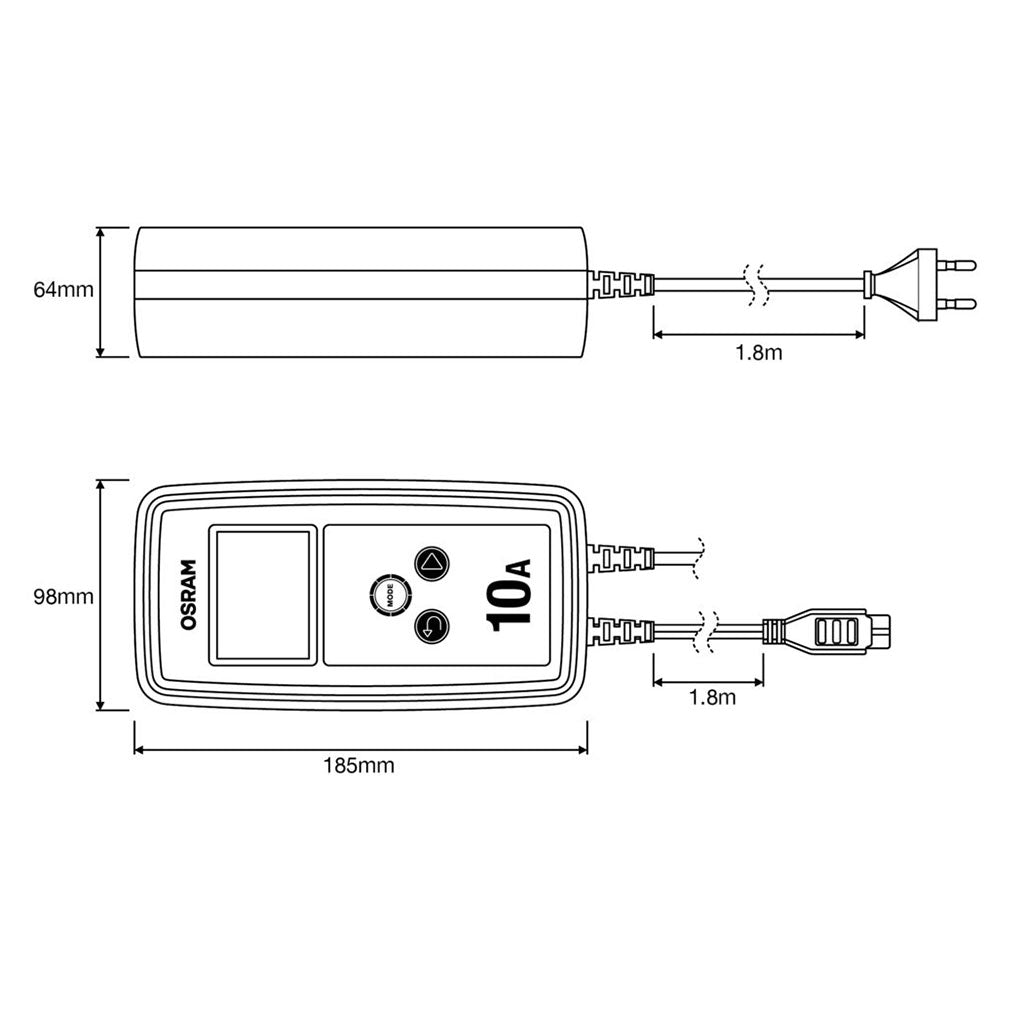 Cargador de batería inteligente OSRAM BATTERYcharge 1010