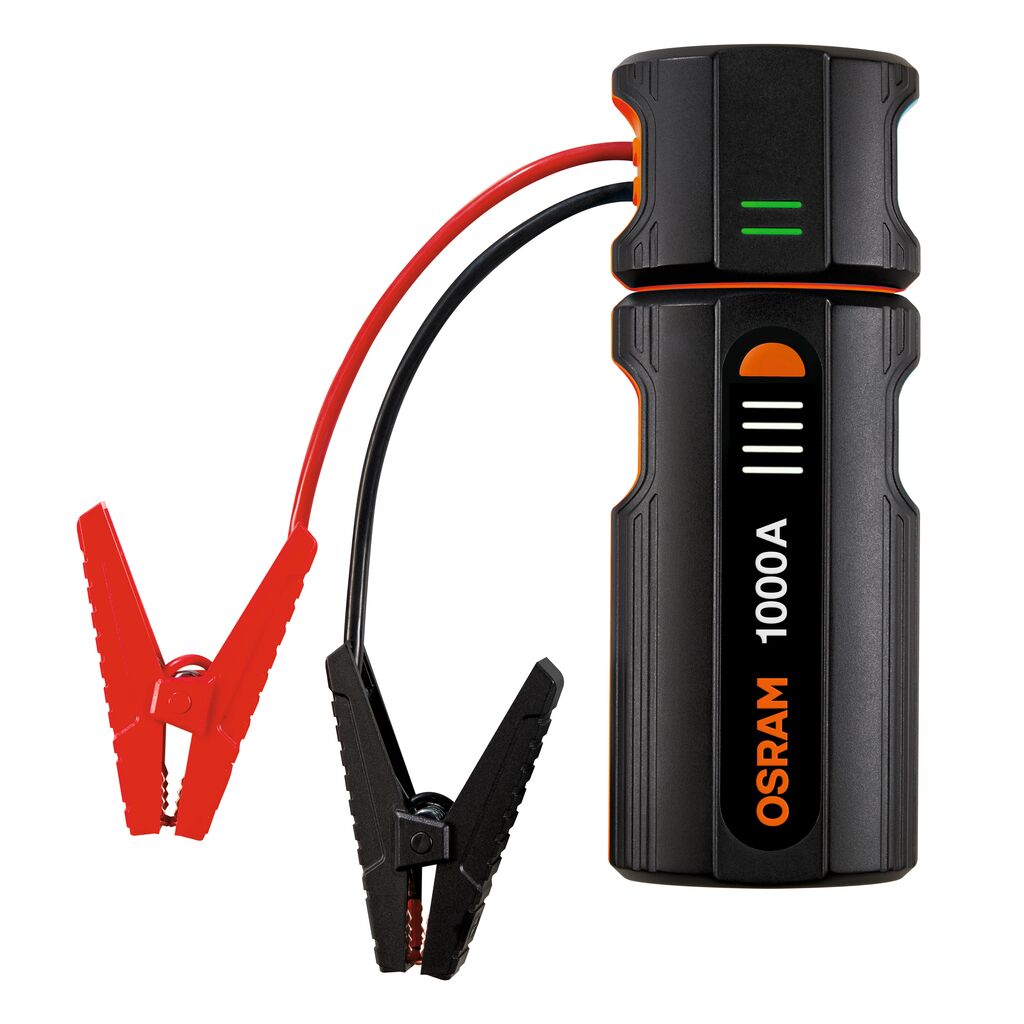 Mini arrancador de batería multi-función portátil para 12V OSRAM BATTERYjumpstart 1000