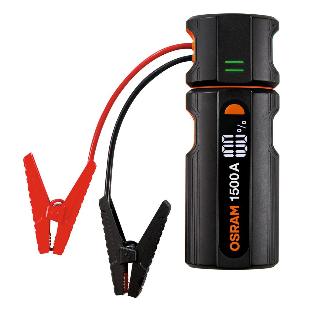 Mini arrancador de batería multi-función portátil para 12V OSRAM BATTERYjumpstart 1500