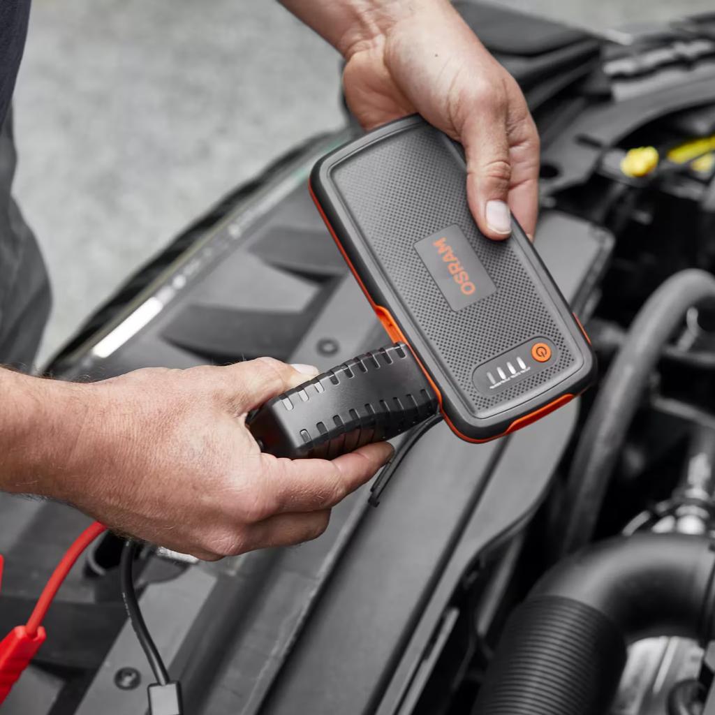 Mini arrancador de batería multi-función portátil para 12V OSRAM BATTERY START 200