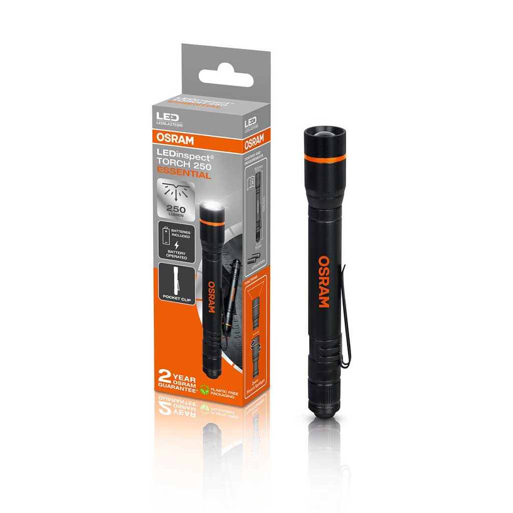 Linterna tipo antorcha OSRAM LEDinspect TORCH 250 ESSENTIAL