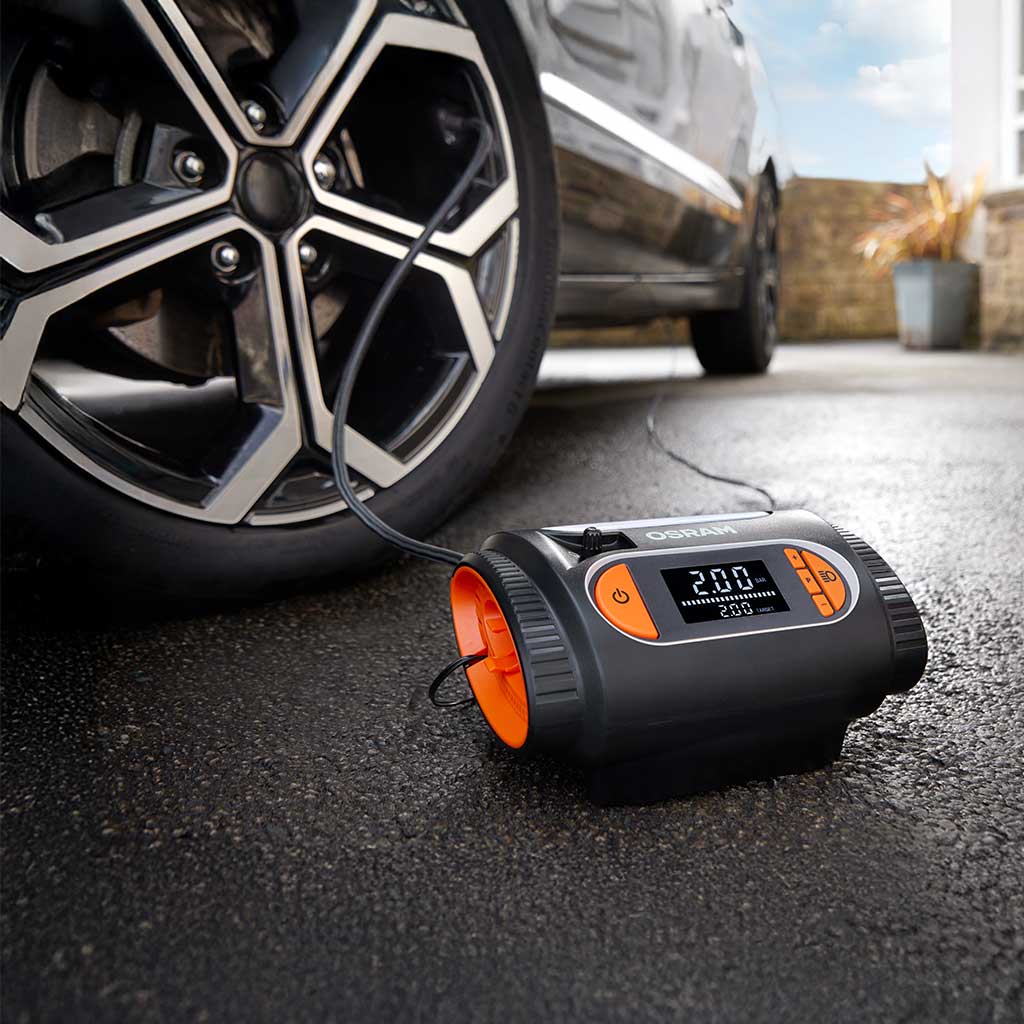 Compresor inflador de aire portátil a 12V OSRAM TYREinflate 2120