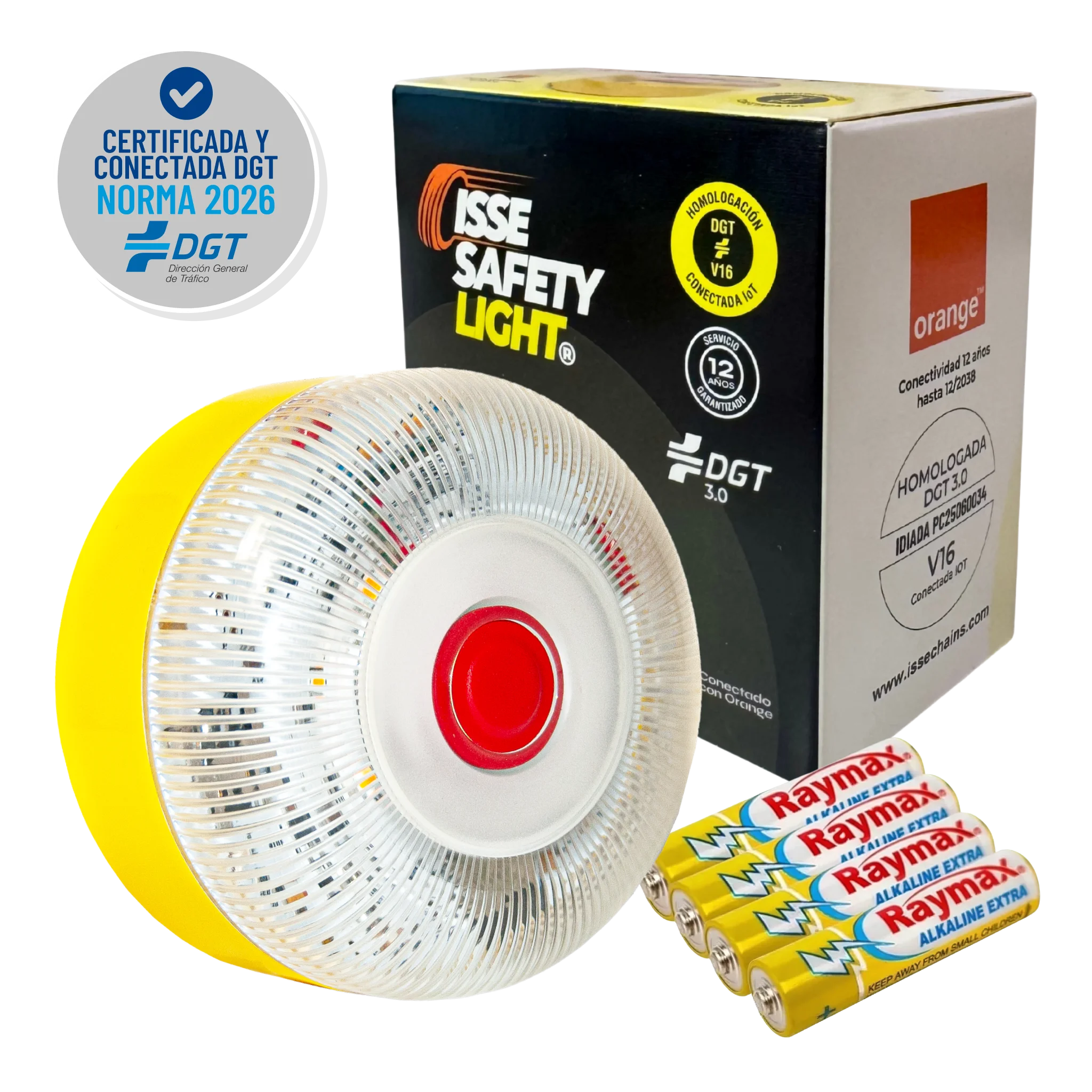 Baliza V16 Isse Safety Light Homologada y Conectada por DGT